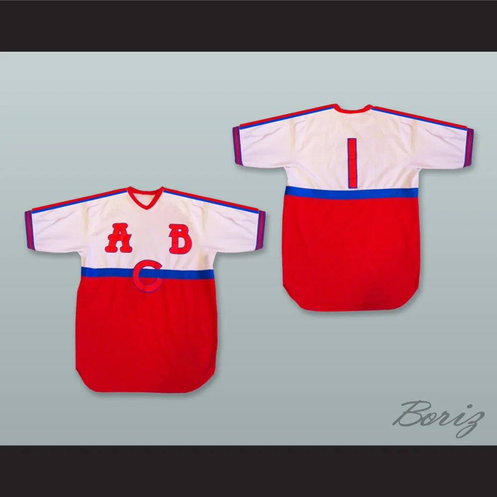 ABC Atlanta Black Crackers 1 Red Blue and White Baseball